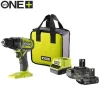 Шурупокрут-дриль акумуляторний Ryobi ONE+ RDD18-2C415S 18В 1х4А·год 1х1.5А·год ЗП 52Нм 450·1750об/хв 1.3кг сумка - 8