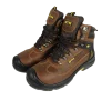 Черевики робочі р.40 композ.носок, шкіра коричневого кольору S1P SRC - 1