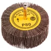 Диск пелюстковий з хвостовиком GRAPHITE, шліфувальний, 80х30мм, K80 - 2
