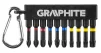 Біти GRAPHITE 1/4", ударні, PH,PZ,TX, 50мм, сталь S2, карабін набір 10шт - 1