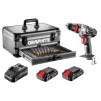 Шурупокрут-дриль акумуляторний GRAPHITE Energy+ 18В 2х2.0А·год 44Нм 0-1250об/хв набір 109шт приладдя кейс 7.35кг - 1