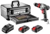 Шурупокрут-дриль акумуляторний GRAPHITE Energy+ 18В 2х2.0А·год 44Нм 0-1250об/хв набір 109шт приладдя кейс 7.35кг - 16