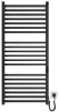 Рушникосушка Hygge Family електрична London, 1170х530х80мм, таймер-регулятор, сталь, чорний матовий - 1