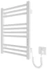 Рушникосушка Hygge Family електрична Derby, 570х430х80мм, таймер-регулятор, сталь, білий матовий - 2