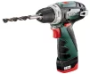 Шурупокрут-дриль акумуляторний Metabo PowerMaxx BS Basic 10.8В 2х2.0А·год 17·34Нм 0-360·0-1400об/хв 0.75кг - 1