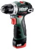 Шурупокрут-дриль акумуляторний Metabo PowerMaxx BS BL 12В 2х2.0А·год 20·38Нм 0-400·0-1500об/хв 0.8кг - 1