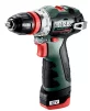 Шурупокрут-дриль акумуляторний Metabo PowerMaxx BS BL Q 12В 2х2.0А·год 20·38Нм кейс 0-400·0-1500об/хв 0.8кг - 1