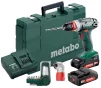 Шурупокрут-дриль акумуляторний Metabo BS 18 Quick 18В 2x2А·год 24·48Нм 0-450·0-1600об/хв 1.4кг - 1