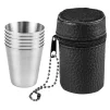 Стакани туристичні Neo Tools, 6шт, 30мл, нержавіюча сталь, чохол - 1