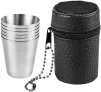 Стакани туристичні Neo Tools, 6шт, 30мл, нержавіюча сталь, чохол - 10