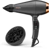 Фен Babyliss Air Pro, 2200Вт, 2 режими, дифузор, іоніз-я, хол. обдув, чорний - 1