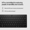 Клавіатура мембранна HP 350 Compact Multi-Device, 78key, BT, EN/UK, чорний - 7