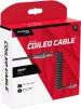 Кабель заряджання/синхронізації HyperX USB-A > USB-C, спіральний, 1.37м, сірий - 11