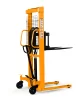 Штабелер гідравлічний 1000кг/1,6м, довж. вил 1,1м,рег. ширина вил, колір - жовтий - 1