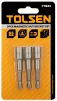 Головки торцеві Tolsen магнітні, 1/4"х65мм, 8мм, сталі 40Cr, набір 3шт - 3
