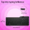 Клавіатура мембранна HP 460 Multi-Device key, BT, EN/UK, чорний - 11