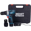 Шурупокрут-дриль акумуляторний Зеніт Профі ЗПША-12/15 S2 12В 2х1.5А·год 25Нм 350·1500об/хв - 2