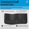 Клавіатура мембранна HP 680 Comfort Dual-Mode 111key, BT, EN/UK, чорний - 13