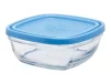 Контейнер квадратний Lys Carre з синьою кришкою 610 мл (14 см) - 2
