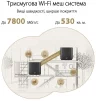 Система WiFi-Mesh ASUS ZenWiFi XT9 AX7800, 3xGE LAN, 1x2.5GE WAN, 1xUSB 3.2, 2 мод, білий - 7