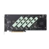Плата-адаптер PCIe ASUS Hyper M.2 X16 PCIe 5.0 Expansion Card GEN 5 - 4