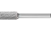 Борфреза ВК8 10,0мм циліндрична з торцевим зубом, хв.-6мм (ZYAS 1020/6) - 1