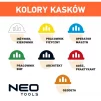 Каска захисна Neo Tools, пластик ABS, пряжка для регулювання, білий - 9