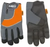 Рукавички робочі Neo Tools, високоякісна синтетична шкіра, р.10, сірий - 3