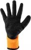 Рукавички робочі Neo Tools, латексне покриття, поліестер, р.9, помаранчево чорні - 2