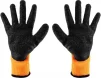 Рукавички робочі Neo Tools, латексне покриття, поліестер, р.9, помаранчево чорні - 3