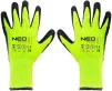 Рукавички робочі Neo Tools, утеплені, латексне покриття, поліестер, р.9, зелено чорні - 2