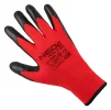Рукавички робочі Neo Tools поліестер з латексним покриттям, р.11, червоно-чорний 12шт - 2
