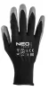 Рукавички робочі Neo Tools поліестер з нітриловим покриттям, р.11, сіро-чорний 12шт - 4