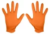 Рукавички робочі/медичні Neo Tools, перфоровані нітрилові, р.XL, помаранчевий, 50шт - 1