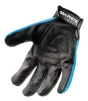Рукавички робочі GRAPHITE, синтетична шкіра, фіксація зап'ястя, р.10/, чорно-блакитні - 4