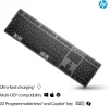 Клавіатура мембранна HP 720 Multi-Device Rechargeable, 109key, WL/BT, EN/UK, чорний - 13