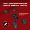 Миша HyperX Pulsefire SAGA PRO, RGB, USB-A/WL/BT, чорний - 2