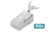 Конектор DIGITUS CАТ 6A RJ45, STP, 100шт. - 1