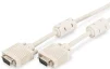 Кабель DIGITUS VGA (M/M), ферит, 5м, бежевий - 2