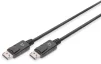Кабель DIGITUS DisplayPort Full HD, M/M, 10м, чорний - 1