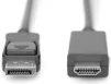 Кабель DIGITUS DisplayPort > HDMI (M/M), 2м, чорний - 2