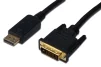 Кабель DIGITUSDisplayPort > DVI-D (M/M), 2м, чорний - 2