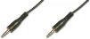 Кабель DIGITUS Audio connection stereo 3.5mm M/M, 2.5м, чорний - 2