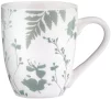 Чашка Ardesto Capri, 320мл, порцеляна, біло-зелений - 6