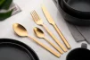 Набір столових приборів Ardesto Black Mars Favola, 4 прибори, нержавіюча сталь, золотий - 2