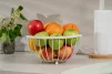 Кошик Ardesto Midori 25х25х13см, метал, дерево, білий - 7