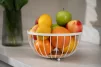 Кошик Ardesto Midori 25х25х13см, метал, дерево, білий - 10