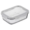 Контейнер для зберігання харчових продуктів Ardesto Gemini 1.06л, боросилікатне скло, пластик, прямокутний, прозорий - 1