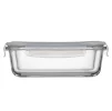 Контейнер для зберігання харчових продуктів Ardesto Gemini 1.06л, боросилікатне скло, пластик, прямокутний, прозорий - 4