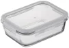 Контейнер для зберігання харчових продуктів Ardesto Gemini 1.06л, боросилікатне скло, пластик, прямокутний, прозорий - 8